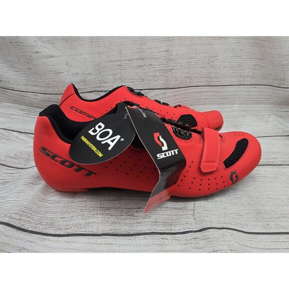 Scott Road Comp Boa Bike Cycling Shoes RED Men's Size 44 EU / 10 US - Picture 2 of 12